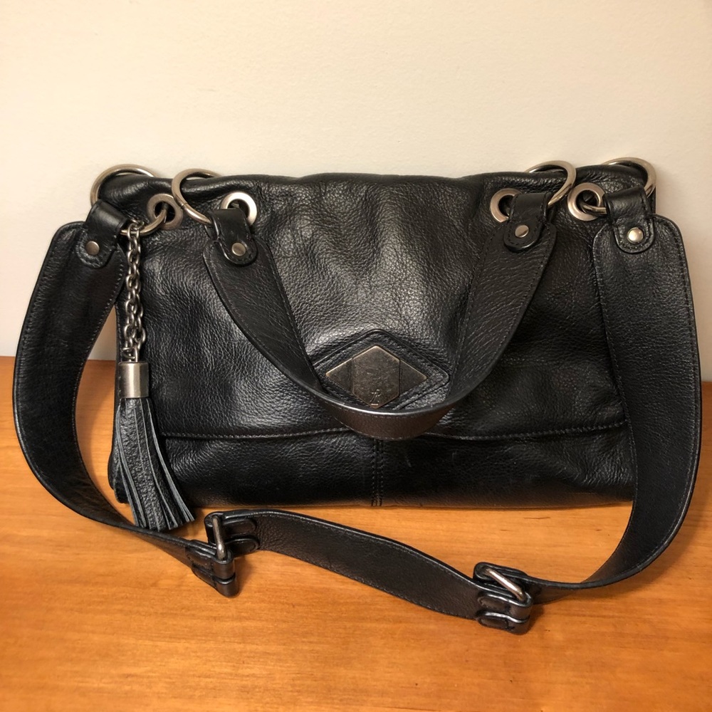 Rachel Zoe Black Leather Handbag